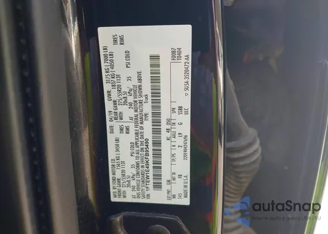 2019 Ford F-150 Xlt z USA, uszkodzony, nr VIN 1FTEW1E49KFB95490